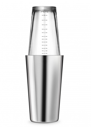 Final Touch Double-Wall Boston Cocktail Shaker