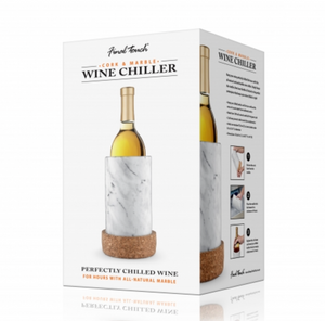 Final Touch Marble & Cork Wine Chiller