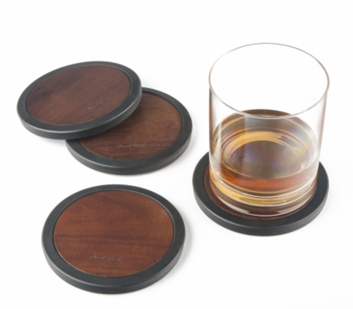 Final Touch Wood Coasters Set of 4
