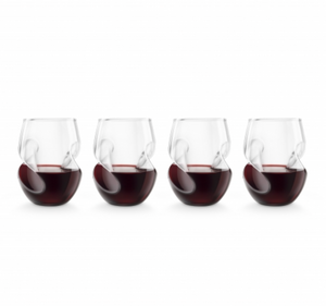 Final Touch Conundrum Red Wine Glasses Set of 4