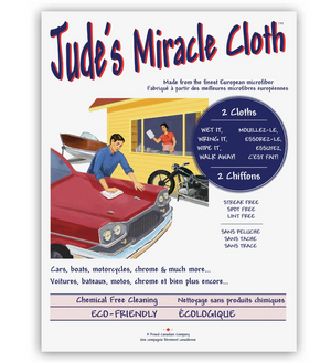 Jude's Miracle Cloth Grey Car Cloths 2pk