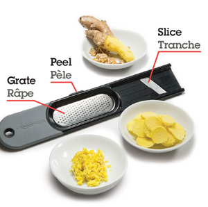 Microplane 3-in-1 Ginger Grater Tool