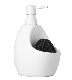 Umbra 'Joey' Soap Dispenser Pump & Scrubby White