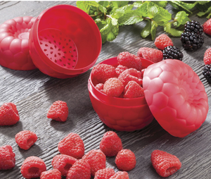 Hutzler Snack Container Raspberries To-Go