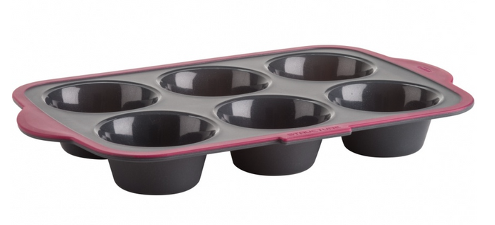 Trudeau Structure Silicone™ PRO Muffin Pan 6 Cup