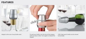 Trudeau Expandable Wine Stopper