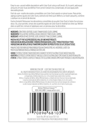 Wilton Color Dust, Deep Pink