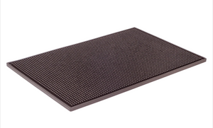 Browne Rubber Bar Mat 18 x 12-Inch, Brown