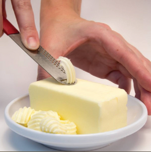 Microplane Butter Blade Butter Spreader Knife & Curler