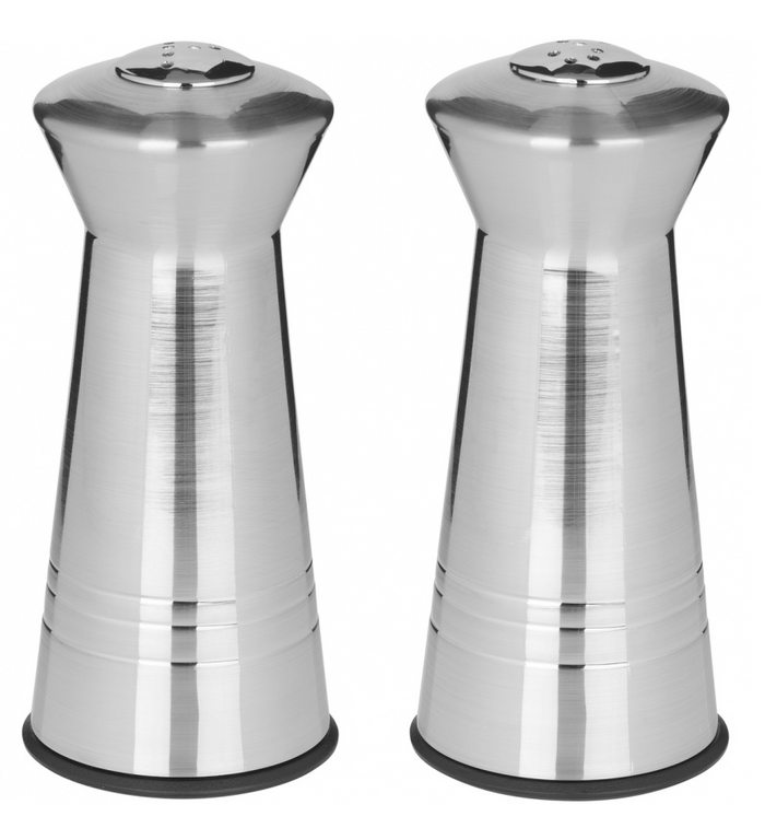 Trudeau Tower Salt & Pepper Shakers 4.5-Inch