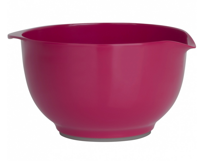 Trudeau Melamine Mixing Bowl 3Qt, Fuchsia