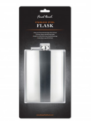 Final Touch Stainless Steel Flask 8oz