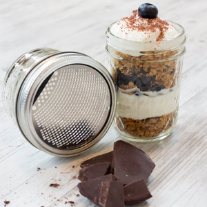 Microplane Mason Jar Lid Graters Set of 2 (For Wide Mouth Jars)