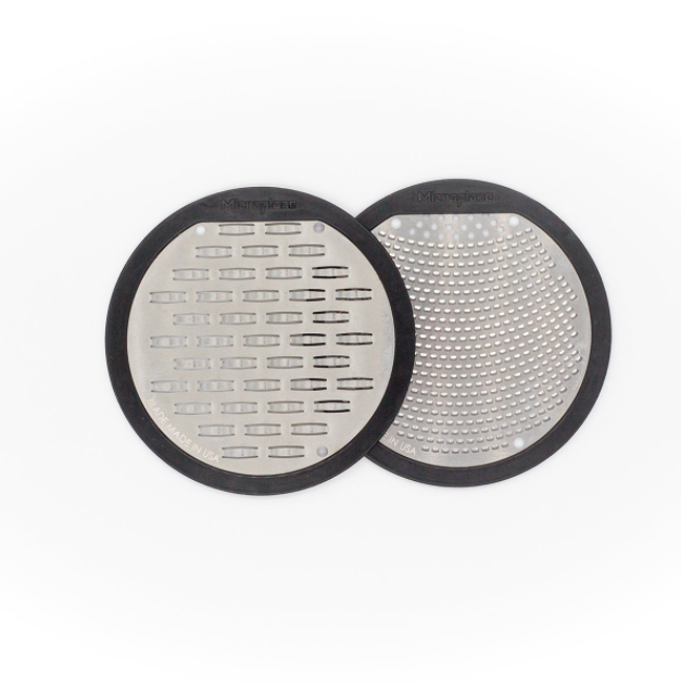 Microplane Mason Jar Lid Graters Set of 2 (For Wide Mouth Jars)