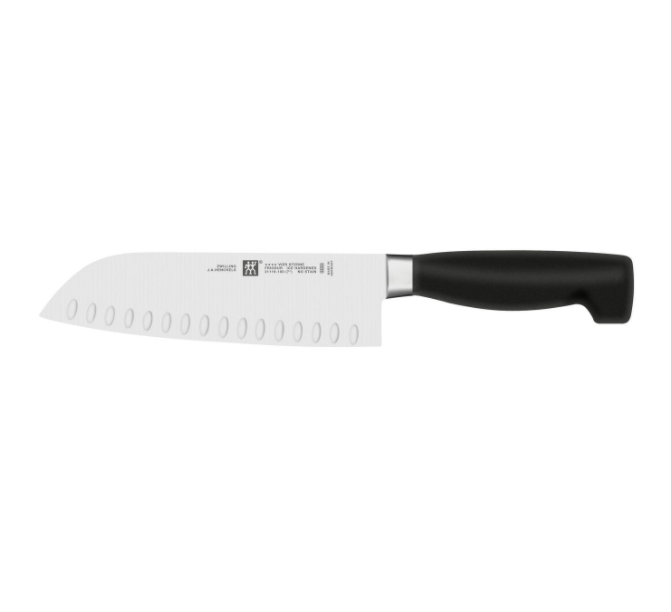 ZWILLING Four Star Santoku Granton Knife 7 Inch