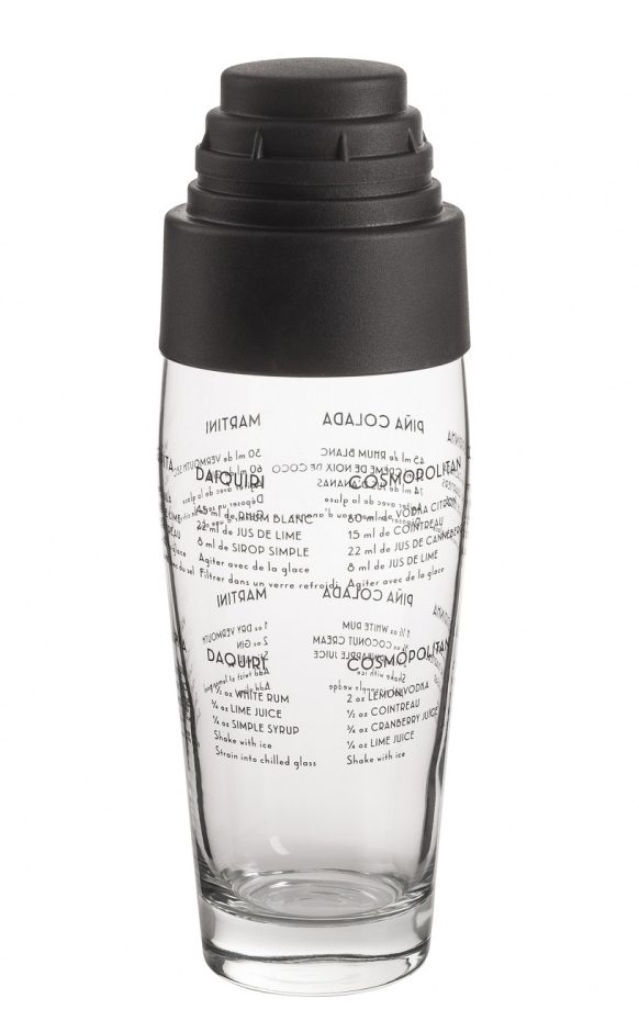 Trudeau Glass Cocktail Shaker 20oz