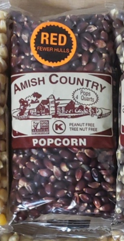 Amish Country Popcorn Individual Bag 4 oz, Red