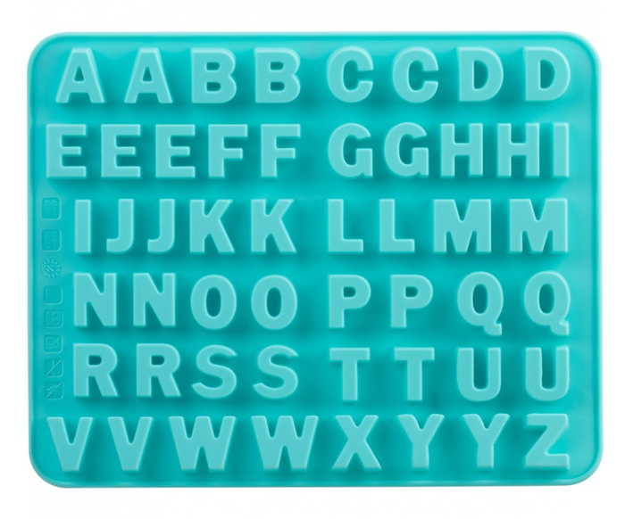 Trudeau Chocolate Mold, Alphabet Letters