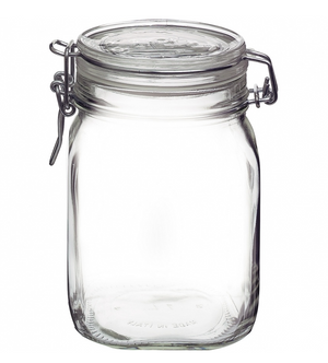 Bormioli Rocco Fido Glass Jar 1L