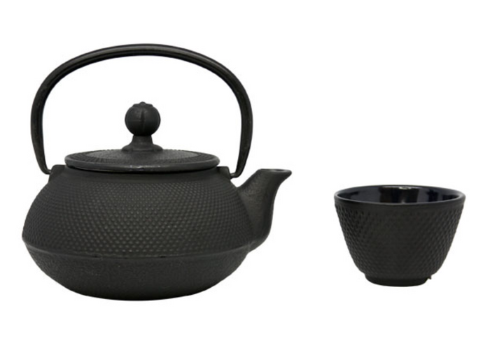 EMF Cast Iron Teapot, 'Nailhead' Design