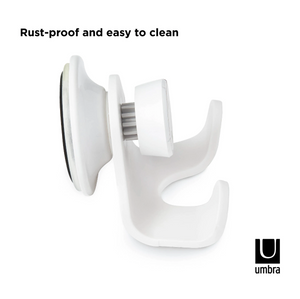Umbra Flex Gel-Lock Double Hook, White