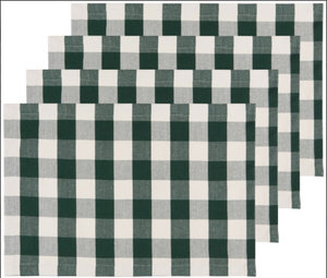 Danica Now Designs Second Spin Placemats Set of 4, Spruce Green