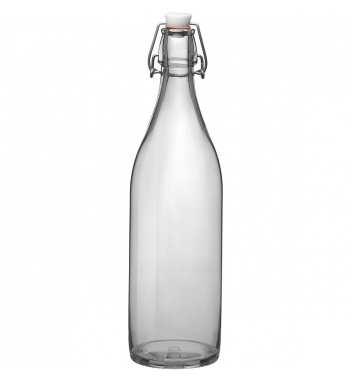 Bormioli Rocco Giara Clear Glass Bottle 33.75oz
