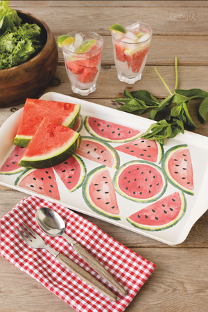 Danica Now Designs Planta Platter, Watermelon