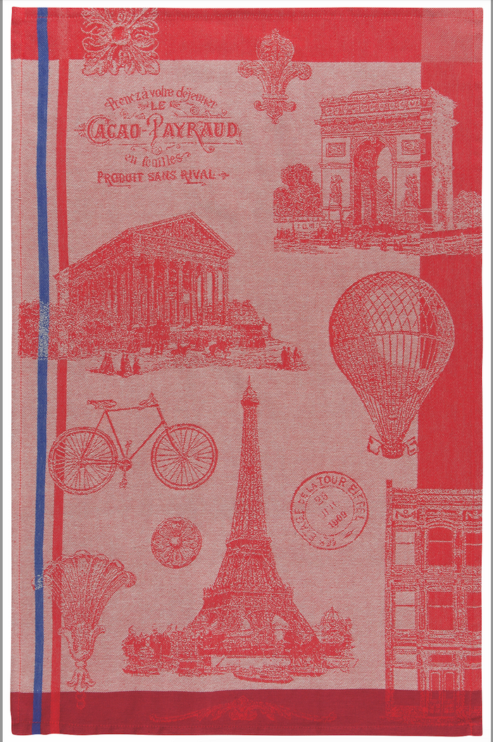 Danica Now Designs Jaquard Tea Towel, La Tour Eiffel Paris