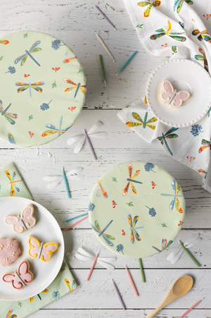 Danica Now Designs 'Save It' Bowl Covers Set of 2, Dragonfly