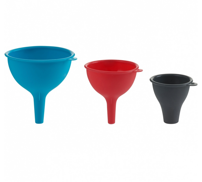 Trudeau Silicone Funnels Set of 3