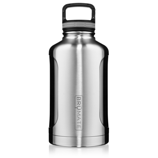 BruMate GROWL'R Growler 64oz, Stainless Steel