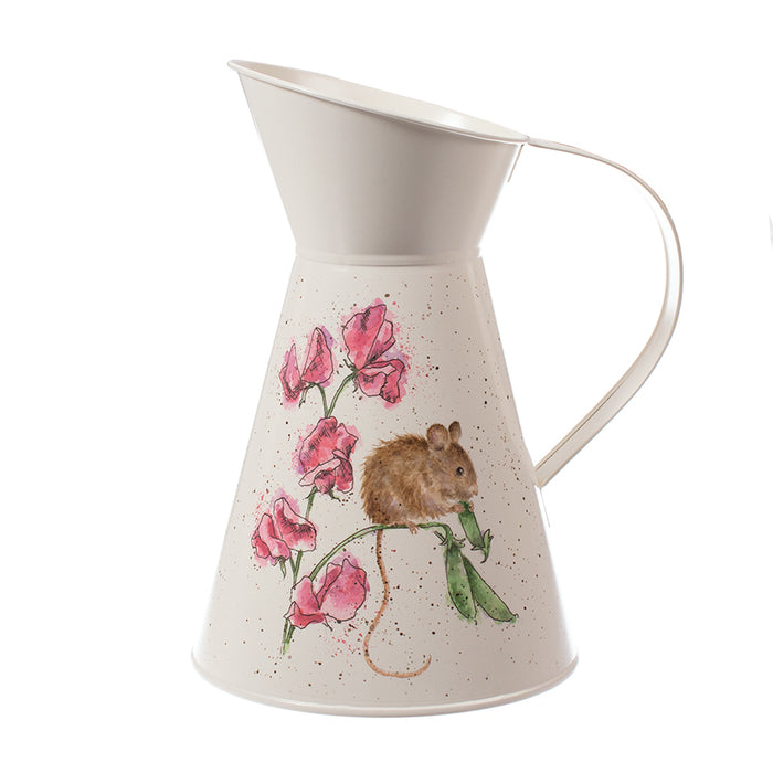 Wrendale Designs Flower Jug, 'The Pea Thief' Mouse