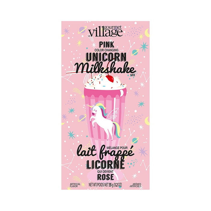 Gourmet Village Colour-Changing Milkshake Drink Mix, Pink Unicorn