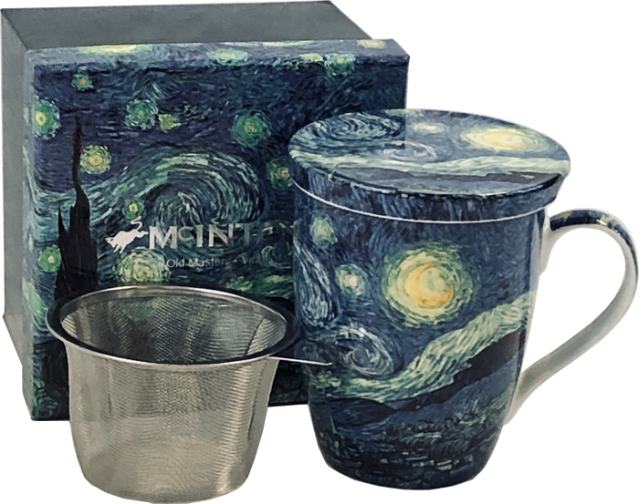 McIntosh Tea Mug with Infuser & Lid, Starry Night