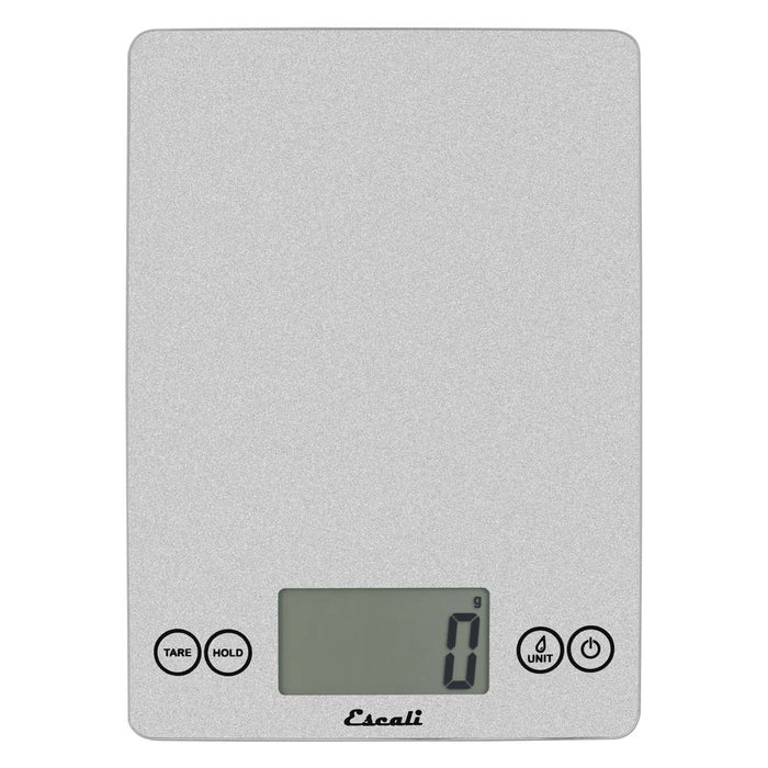 Escali Digital Kitchen Scale Arti, Silver Metallic