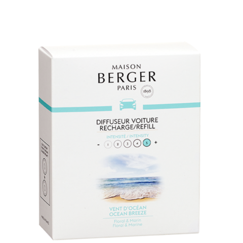 Maison Berger Car Diffuser Refill, Ocean Breeze