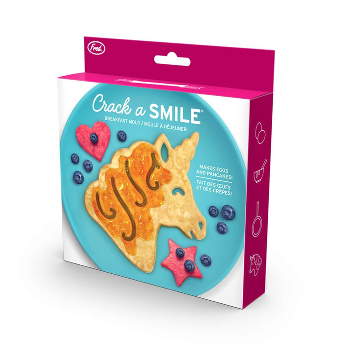 FRED Crack-A-Smile Breakfast Mold, Unicorn