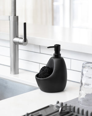Umbra 'Joey' Soap Dispenser Pump & Scrubby Black