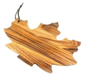 Ironwood Maple Leaf Shaped Cutting Board