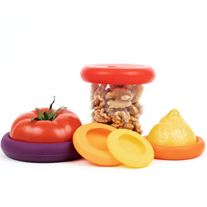 Food Huggers Reusable Food Savers Set of 5