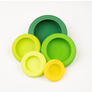 Food Huggers Reusable Food Savers Set of 5