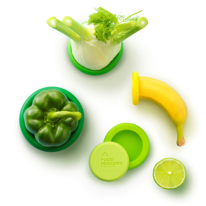 Food Huggers Reusable Food Savers Set of 5