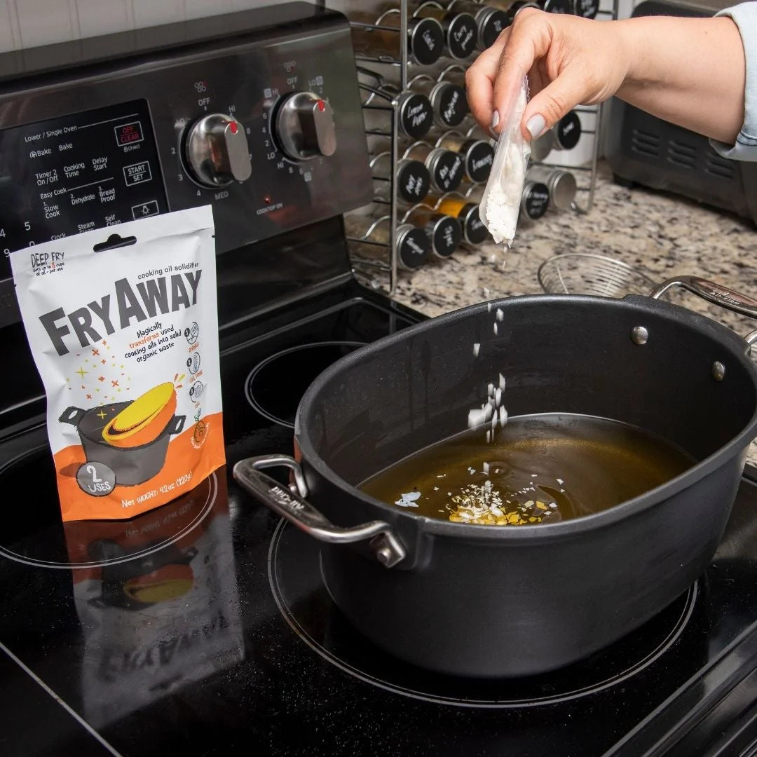 FryAway Cooking Oil Solidifier, Deep Fry Packet – Kitchen Boutique Canada