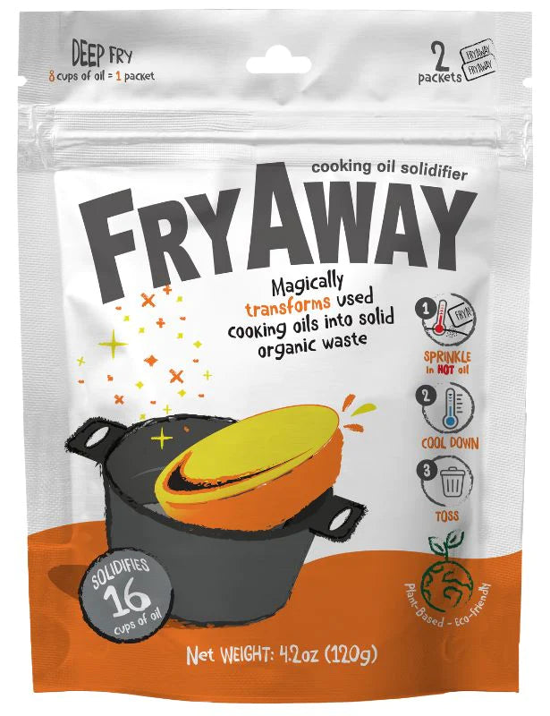 FryAway Cooking Oil Solidifier, Deep Fry Packet