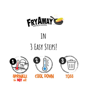 FryAway Cooking Oil Solidifier, Super Fry Packet