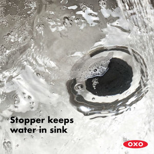 OXO 2-in-1 Silicone Sink Strainer with Stopper