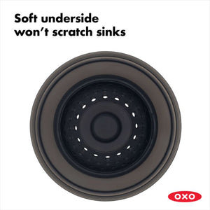 OXO 2-in-1 Silicone Sink Strainer with Stopper