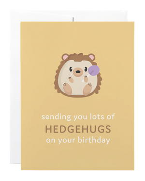 Classy Cards Greeting Card, Birthday Hedgehugs
