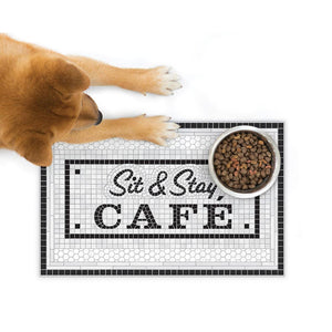 FRED Pet Placemat "Sit & Stay Cafe"